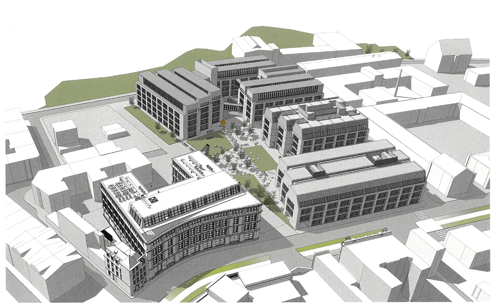 Budynek biurowy przy ul. Łąkowej