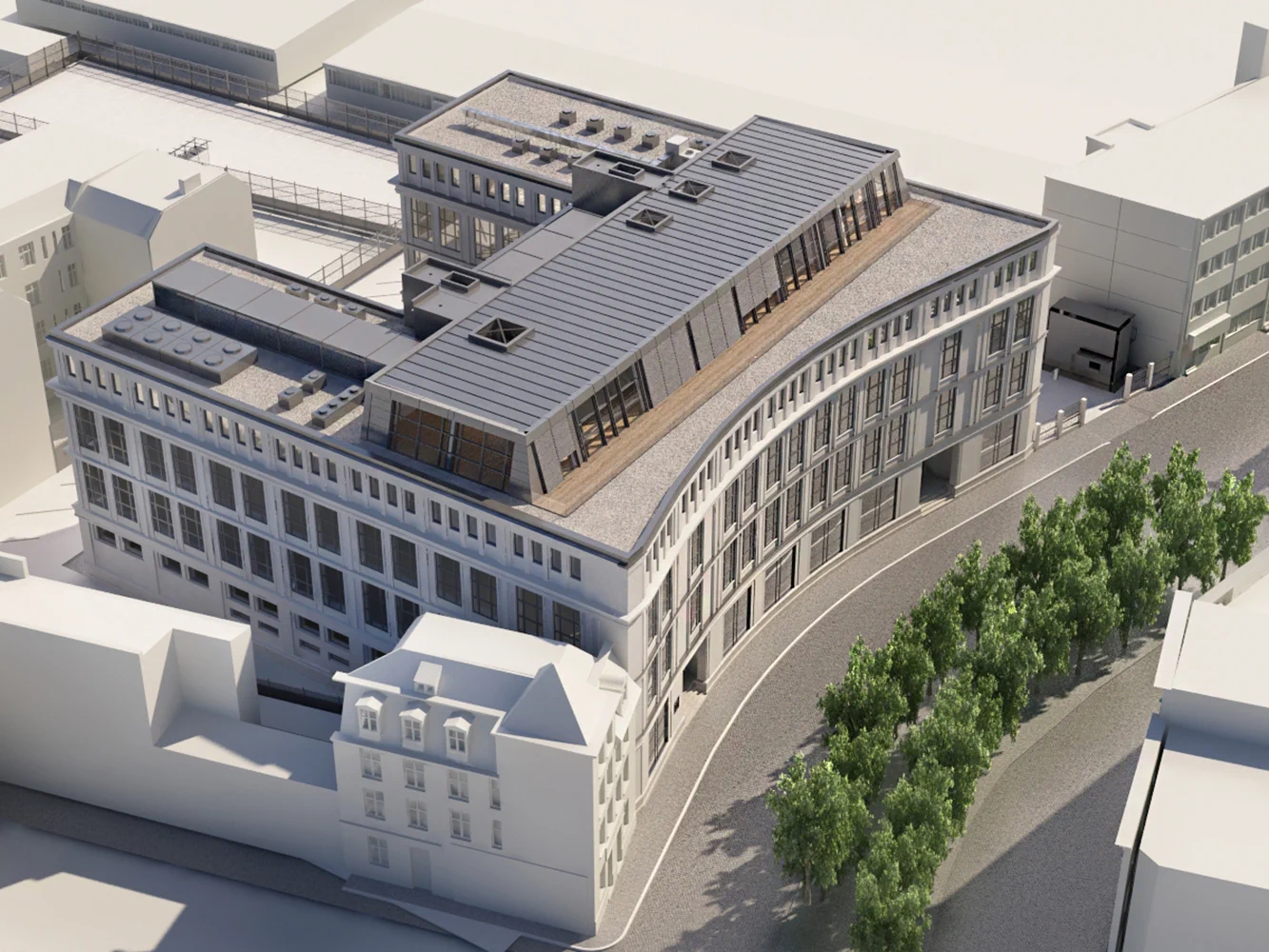 Budynek biurowy przy ul. Łąkowej