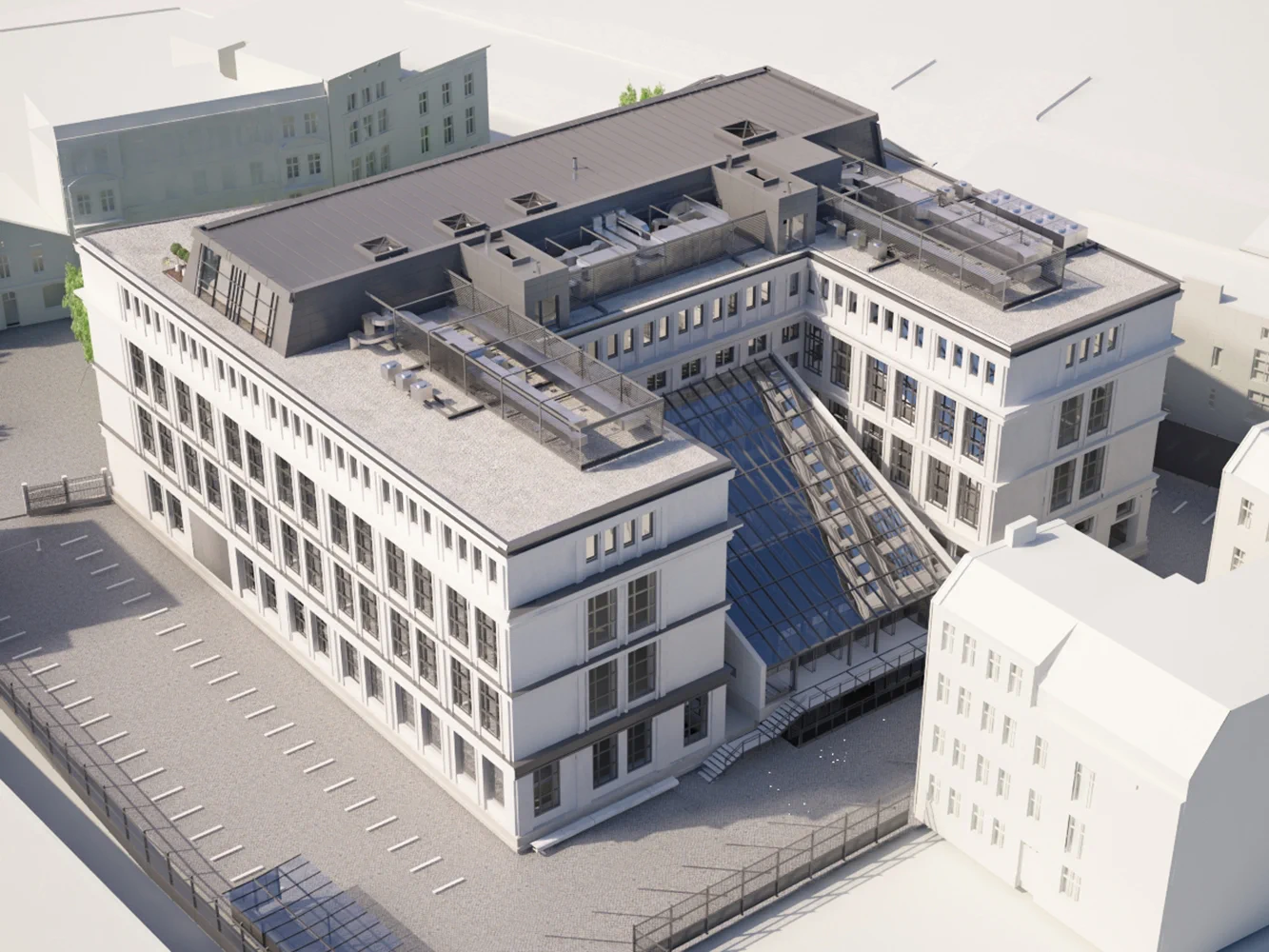 Budynek biurowy przy ul. Łąkowej