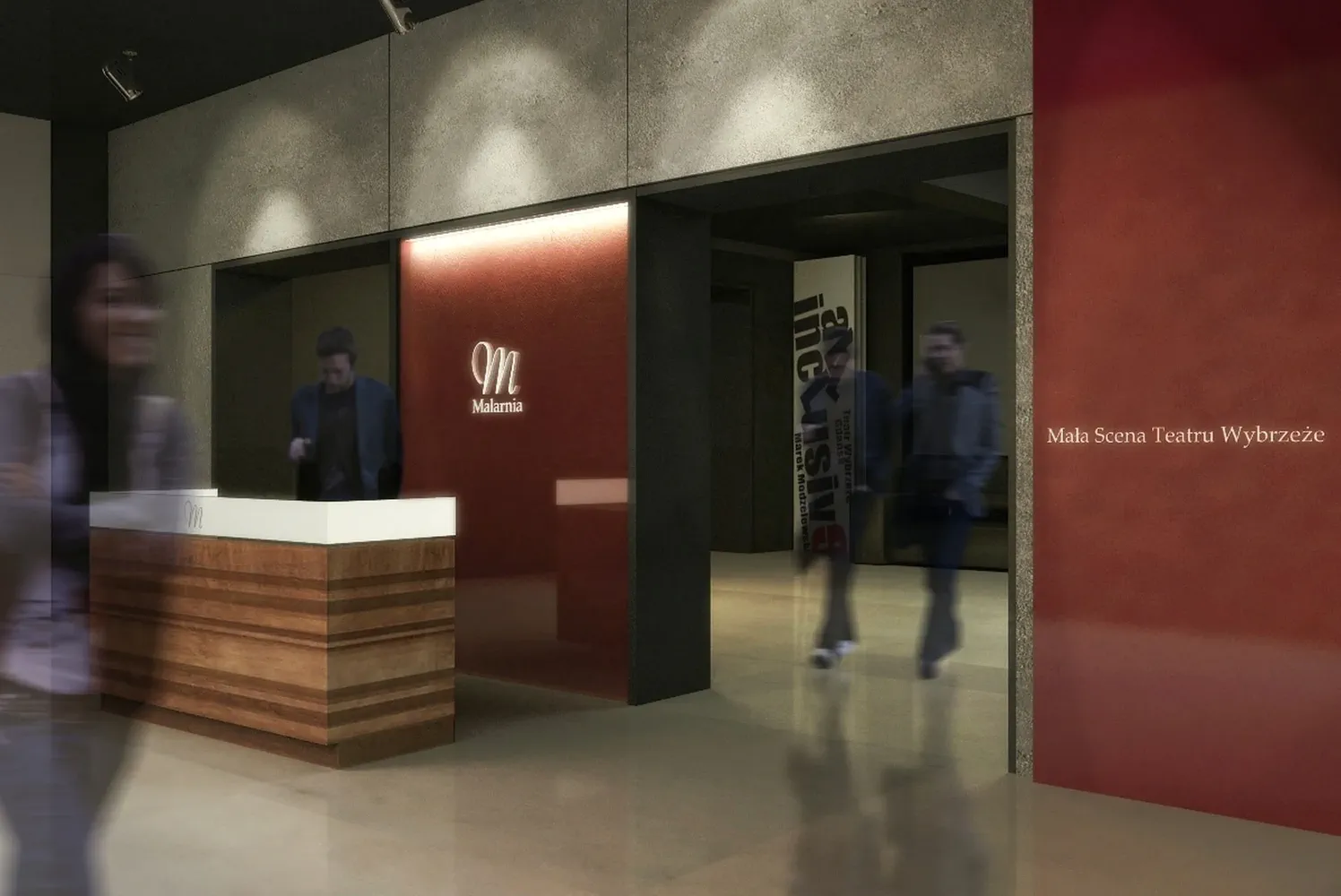 Teatr Wybrzeże i ulica Teatralna