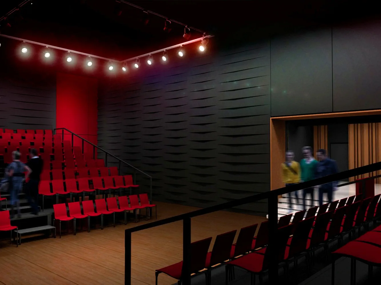 Teatr Wybrzeże i ulica Teatralna