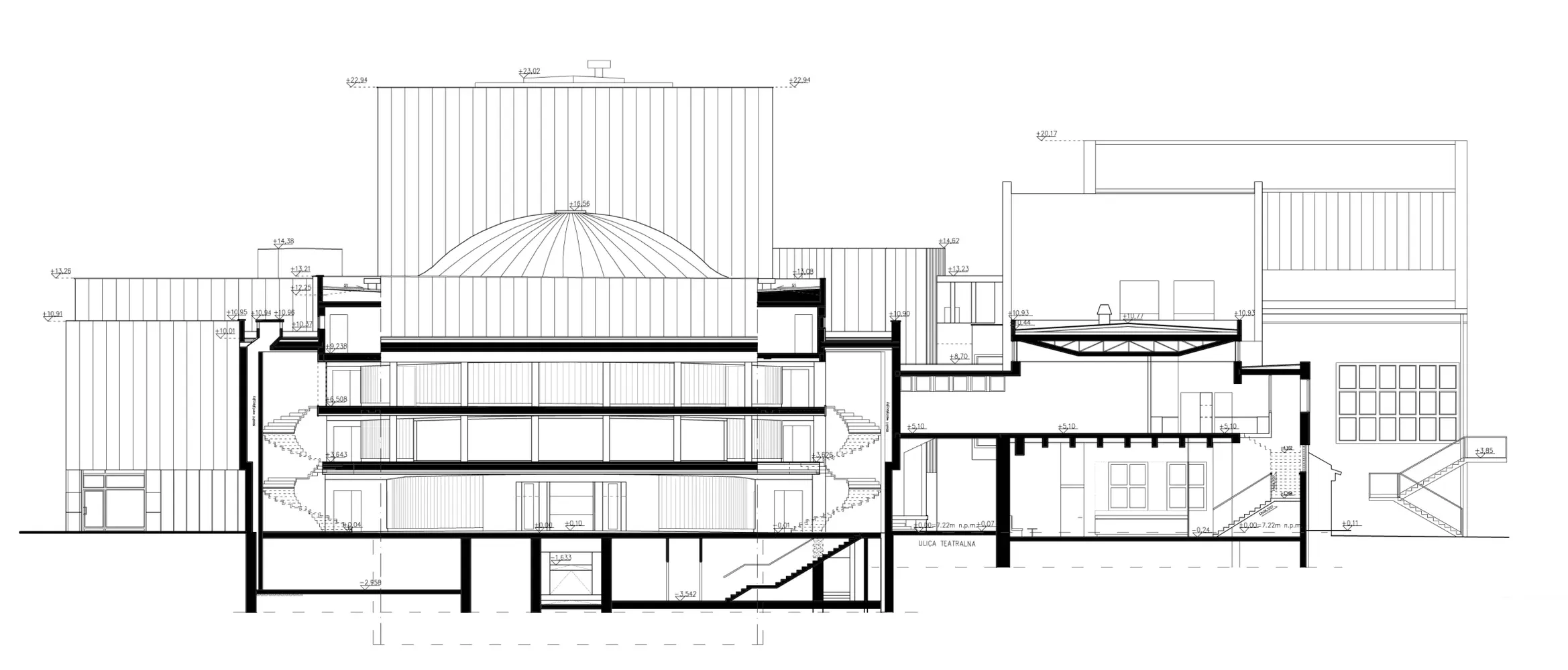 Teatr Wybrzeże i ulica Teatralna