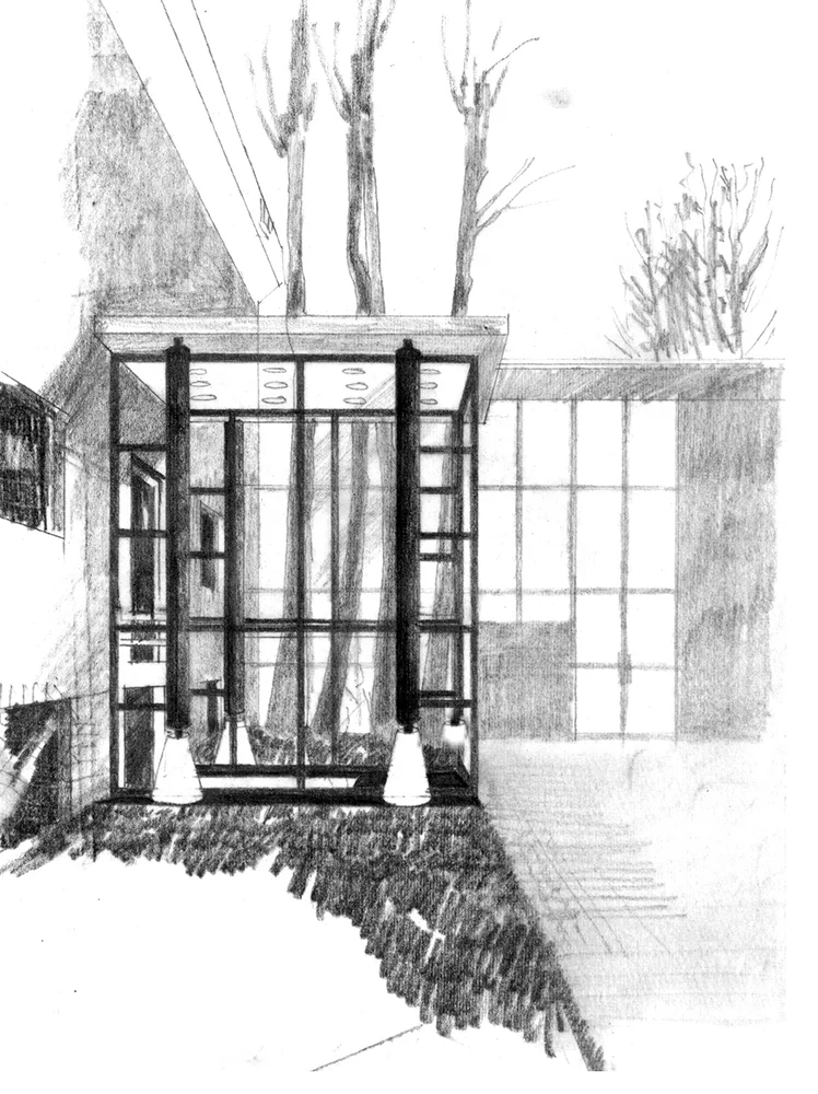 Wejście główne w Państwowej Galerii Sztuki w Sopocie