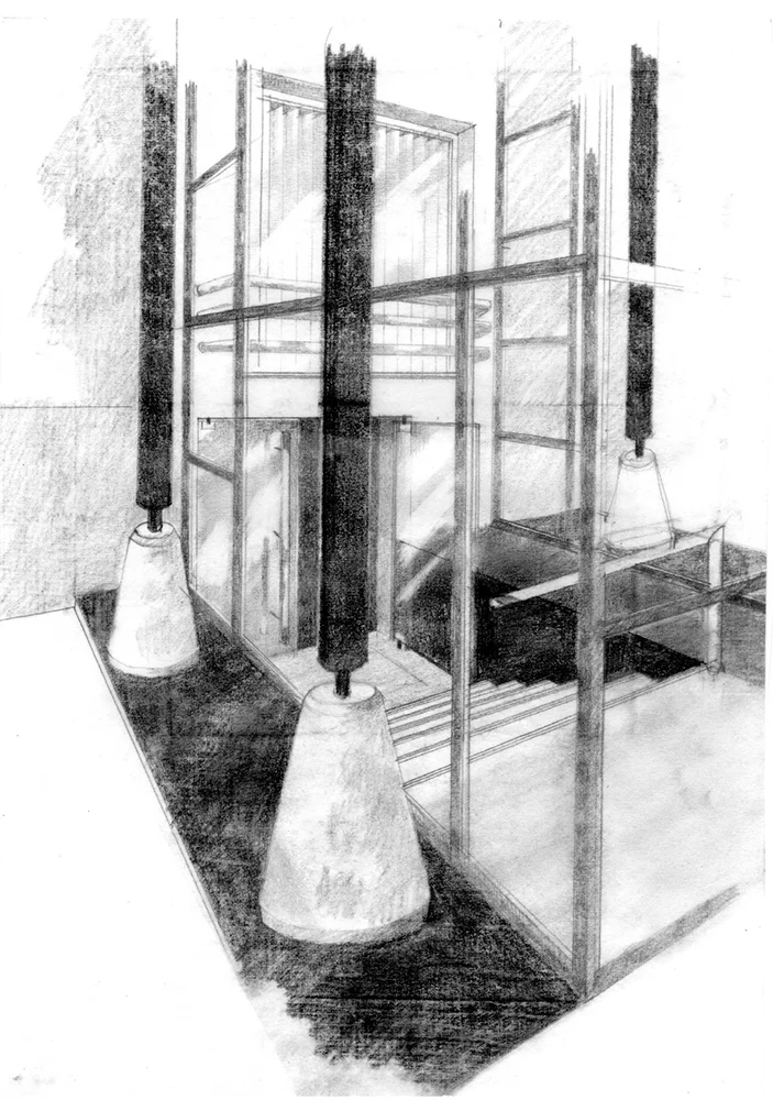 Wejście główne w Państwowej Galerii Sztuki w Sopocie