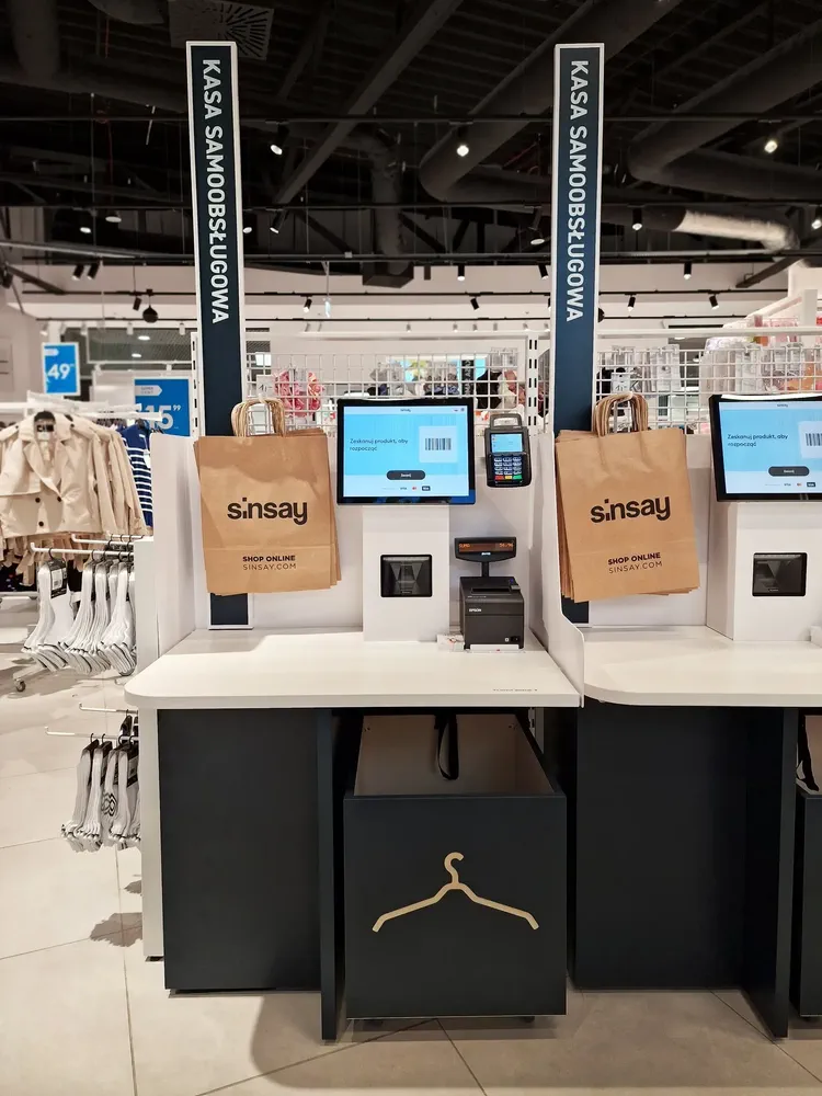 Kasa samoobsługowa dla marki Sinsay