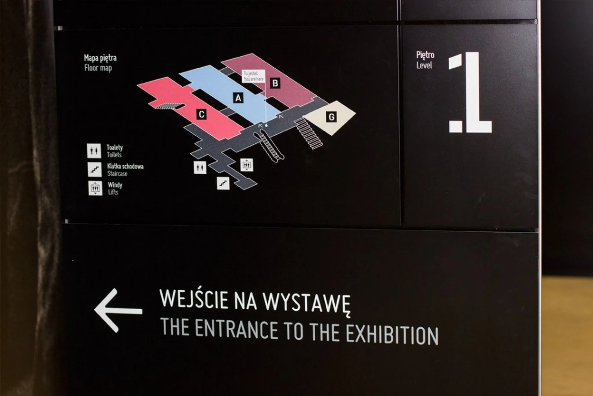 Europejskie Centrum Solidarności – System Orientacji Wizualnej