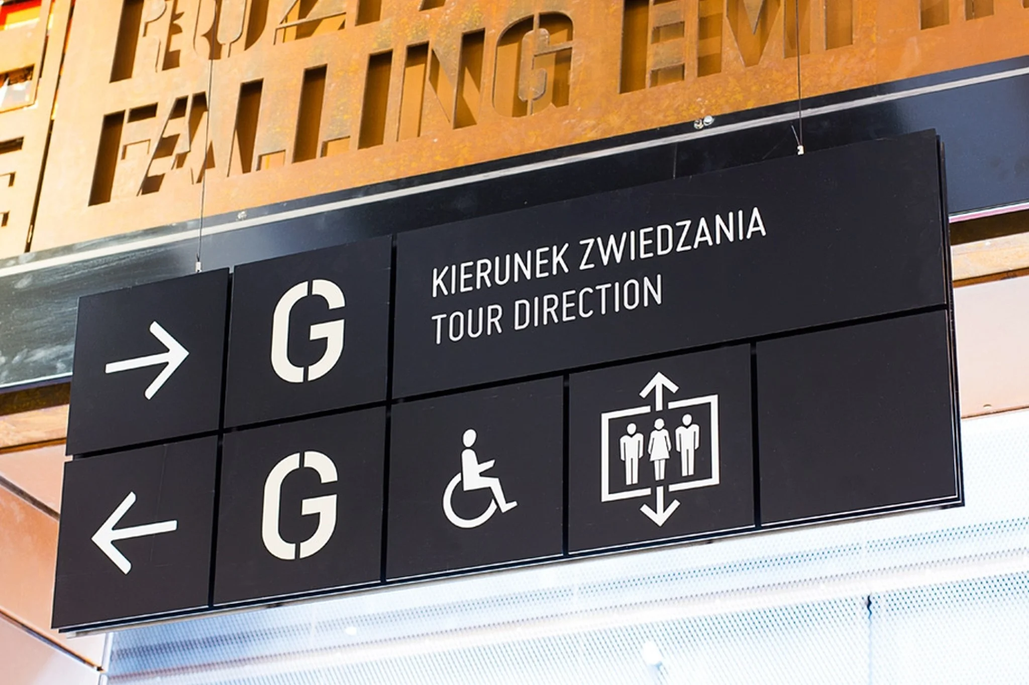 Europejskie Centrum Solidarności – System Orientacji Wizualnej