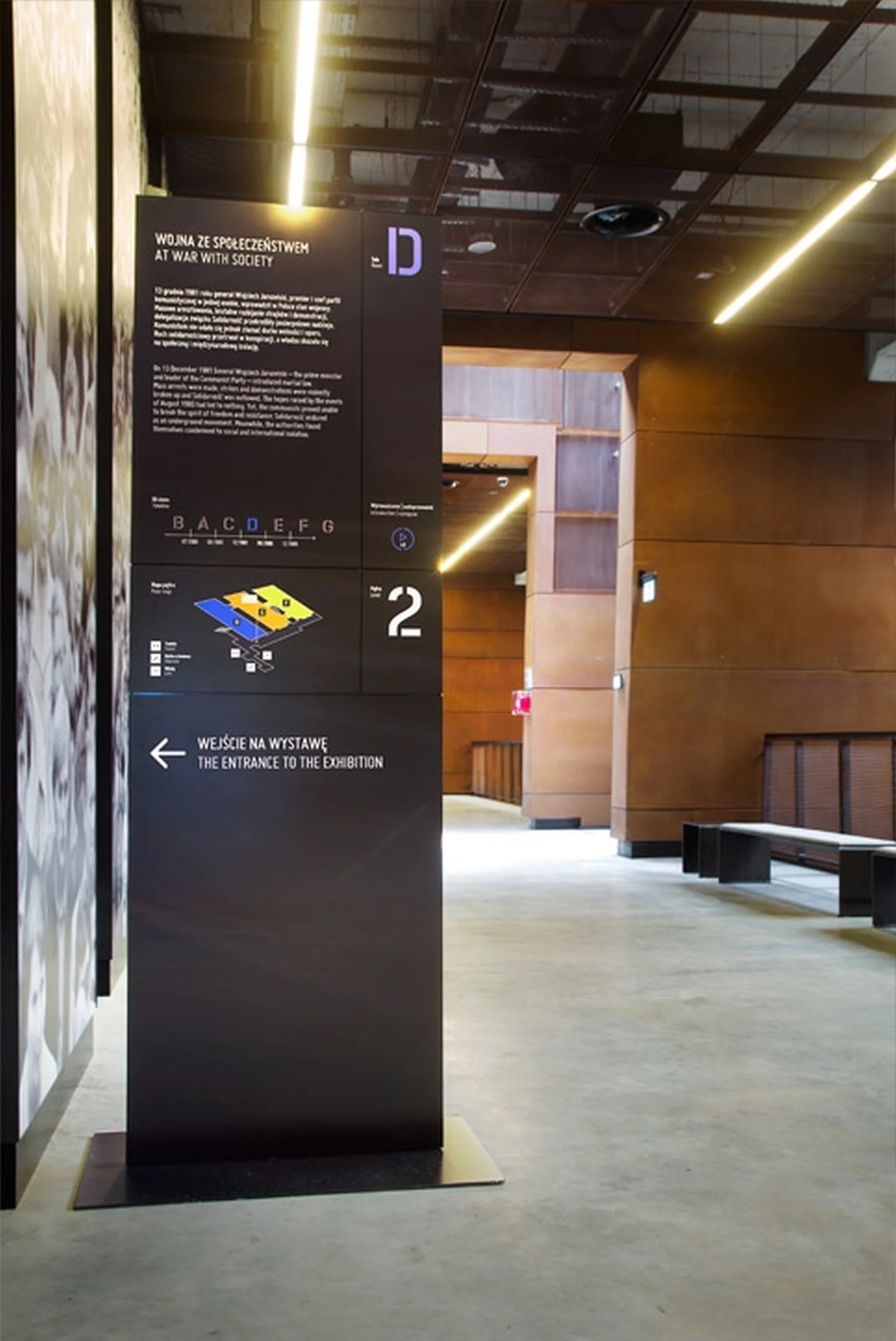 Europejskie Centrum Solidarności – System Orientacji Wizualnej