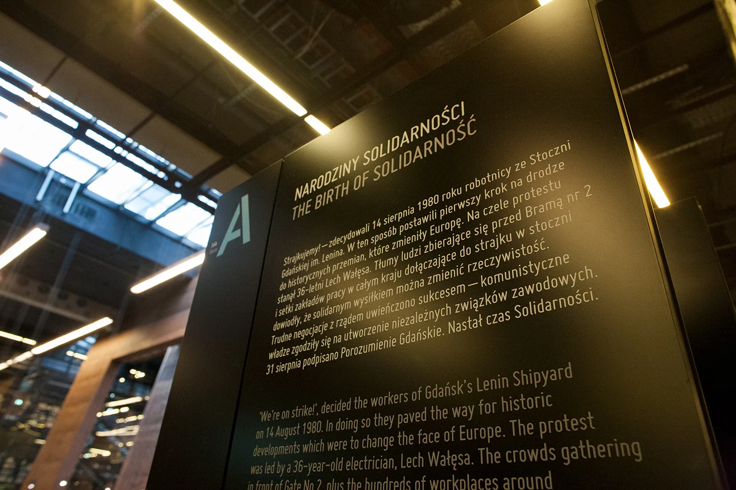 Europejskie Centrum Solidarności – System Orientacji Wizualnej