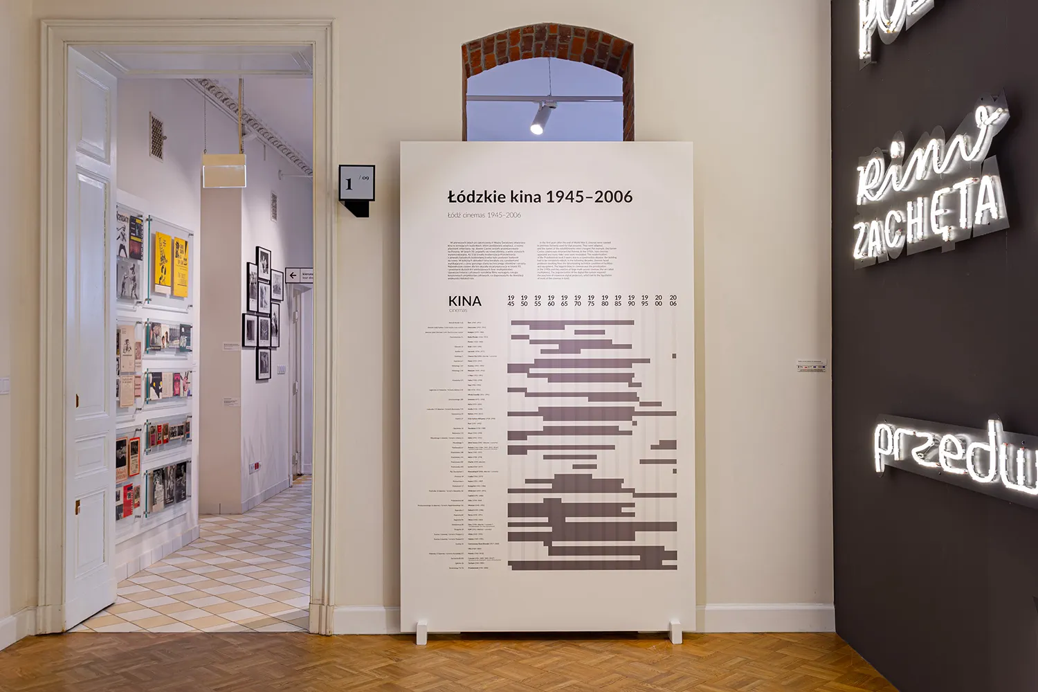 Wystawa stała Muzeum Kinematografii w Łodzi p.t. „Łódź filmowa”