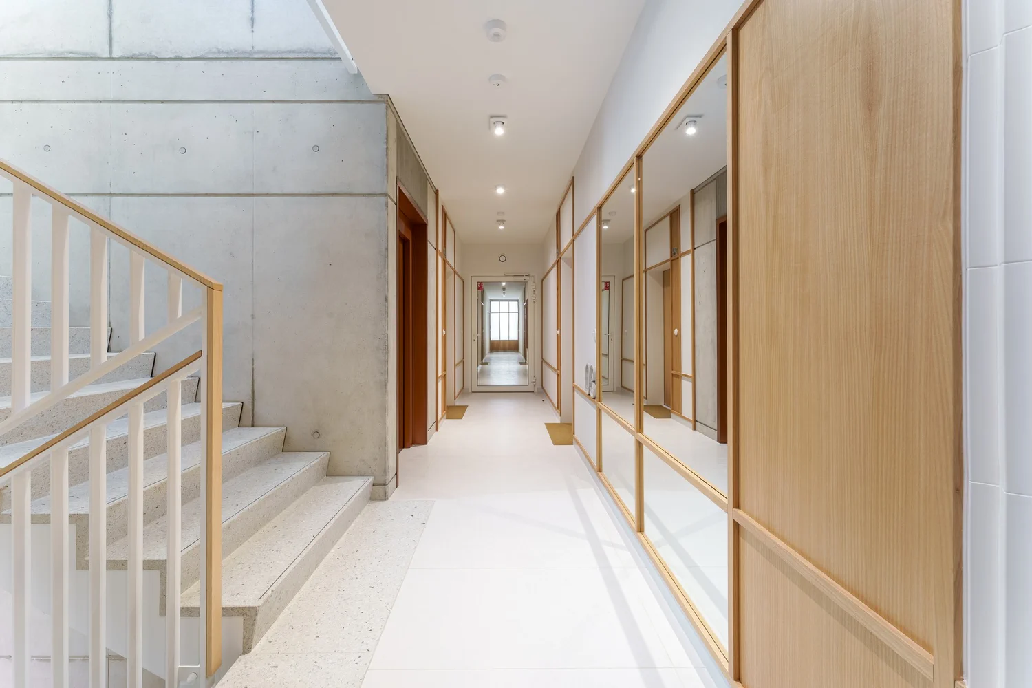 Projekt korytarzy i klatek schodowych